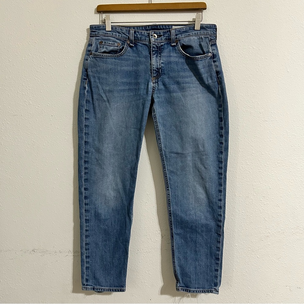 Rag & Bone Dre Low Rise Slim Classic Blue Denim Jeans